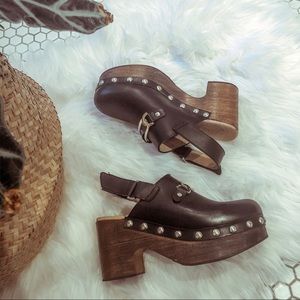 ✖️SOLD✖️ Free People Black Clogs